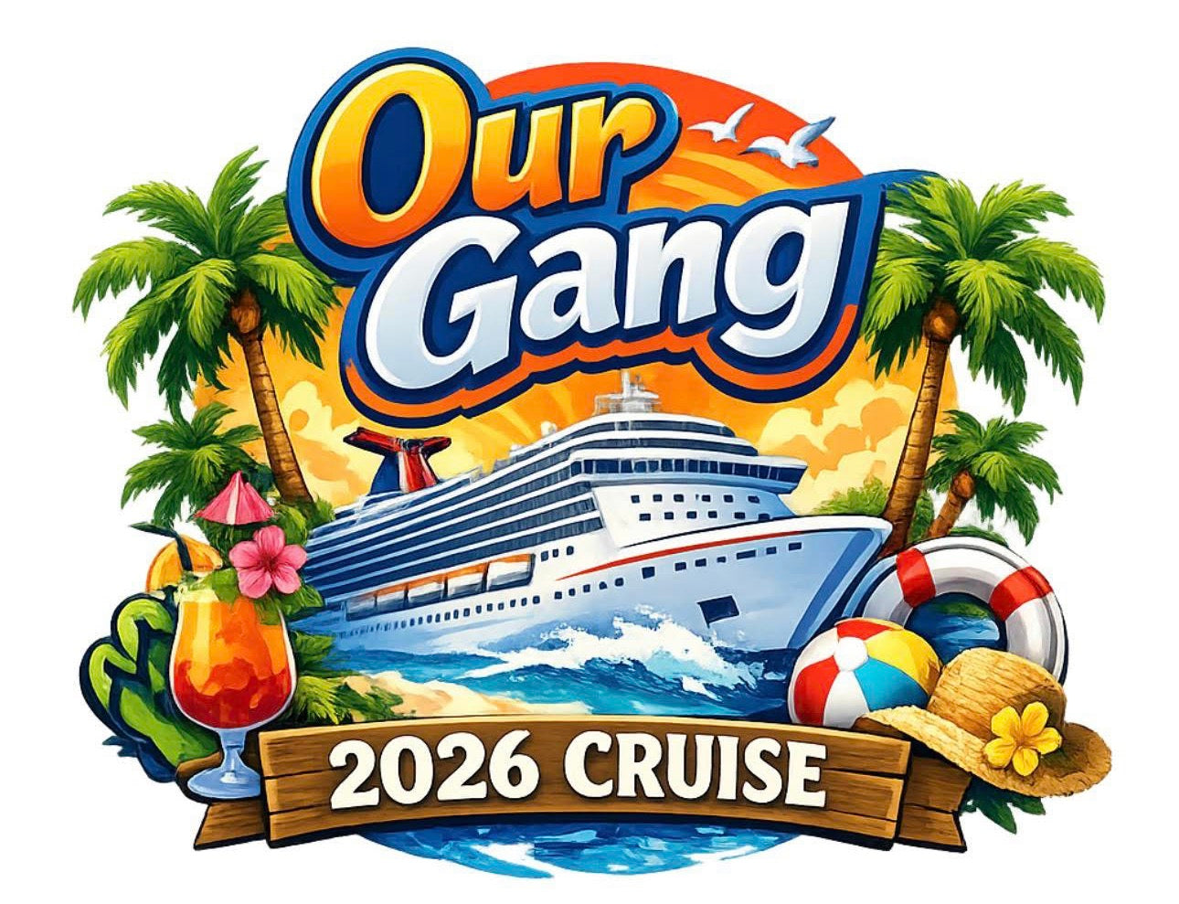 Our Gang 2026 Cruise Shirt