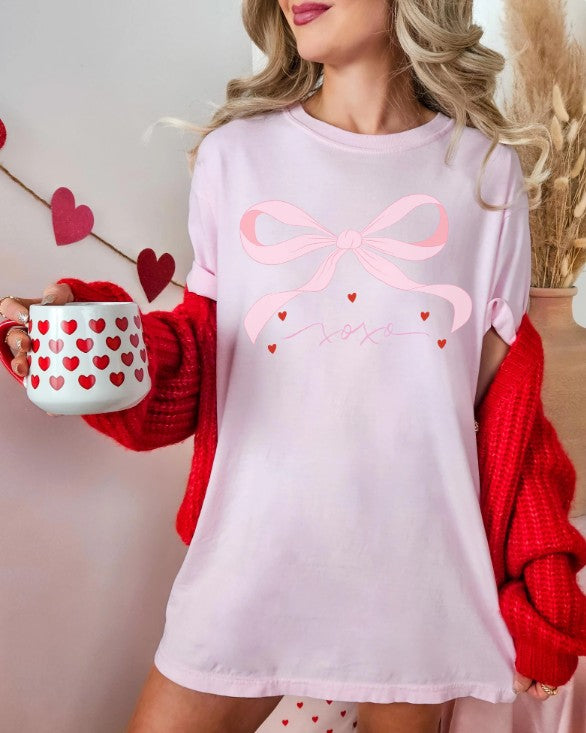 Valentine's Coquette Bow XoXo