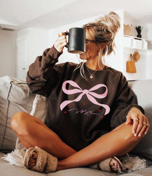 Valentine's Coquette Bow XoXo